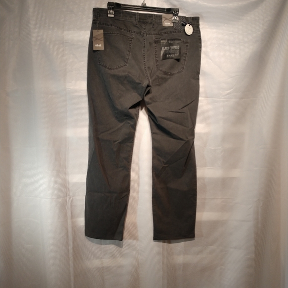 NWT! 😍 Brax Black Covered Pants Modern Fit Chuck - Picture 9 of 10